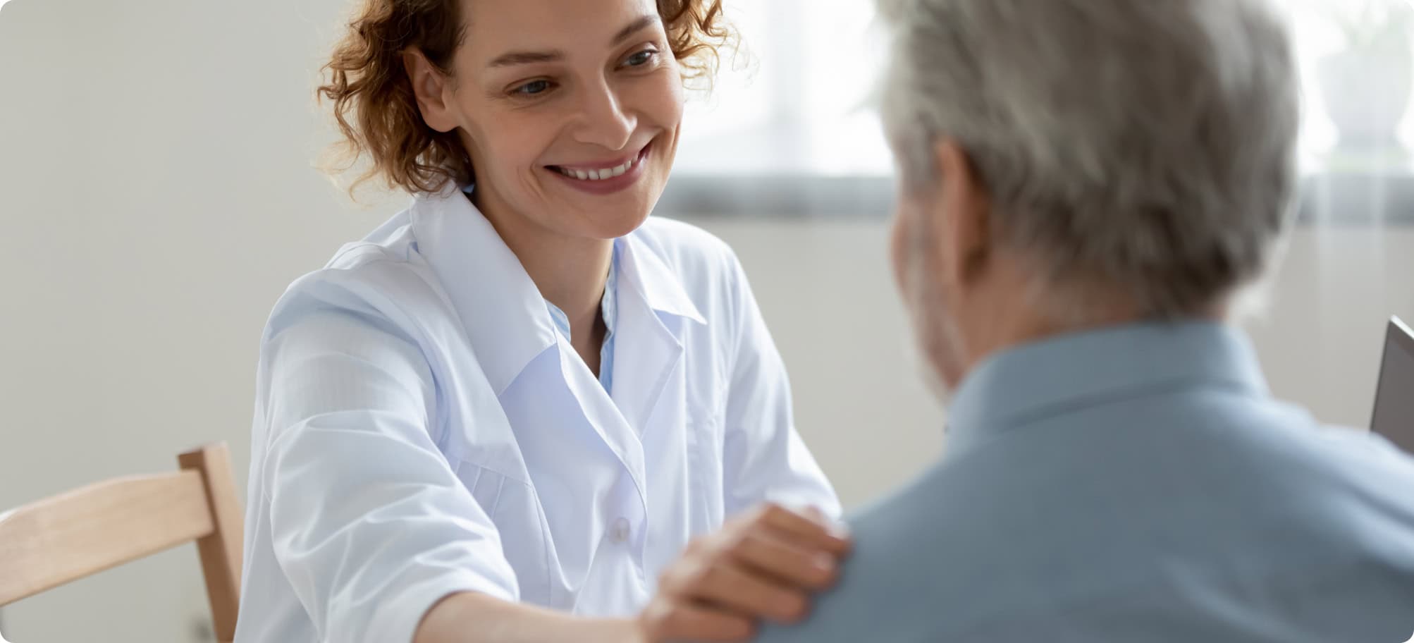 Mental health specialist helping out a patient