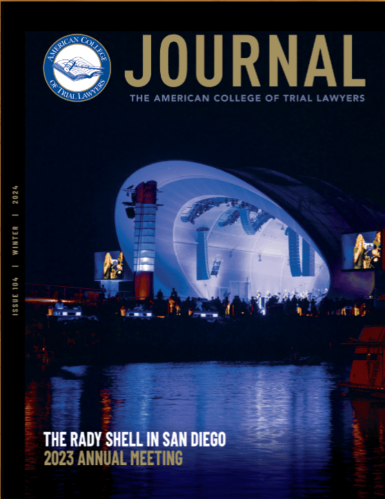 Journal 104 Winter 2024 - ACTL