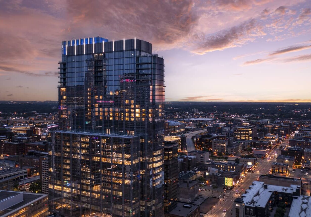 Four Seasons at night