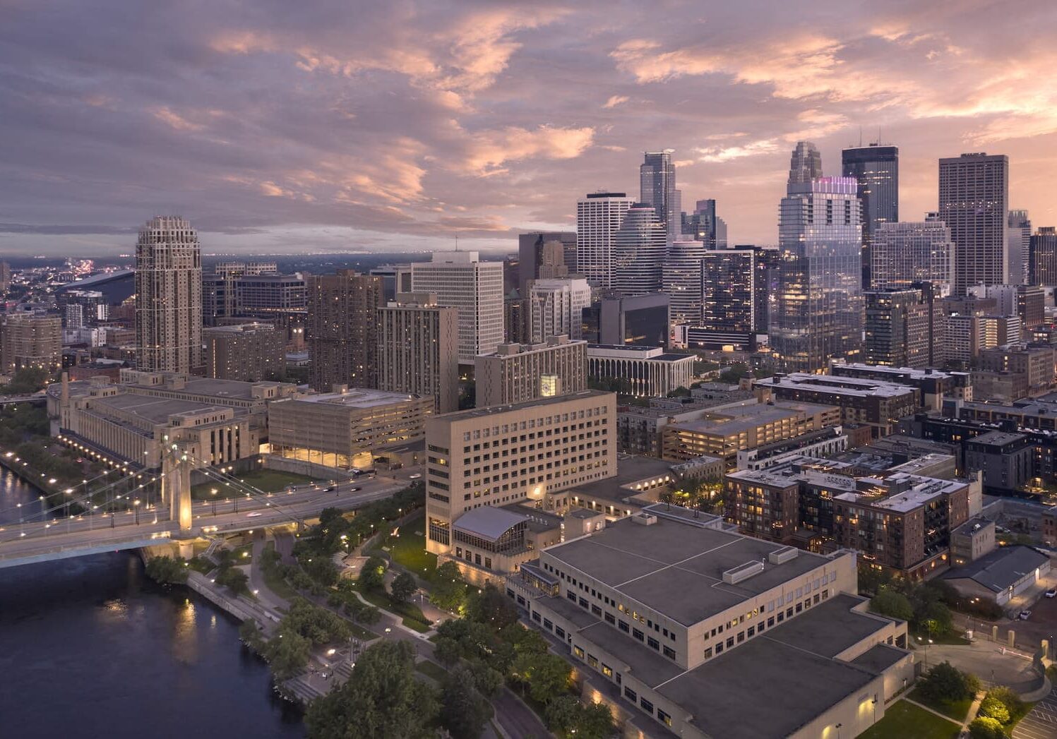 Minneapolis at night Minneapolis at night
